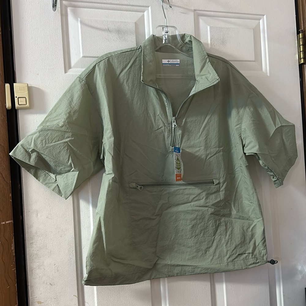 Columbia Boundless Trek Pull Over: GREEN: NEW WITH TAGS: SIZE M